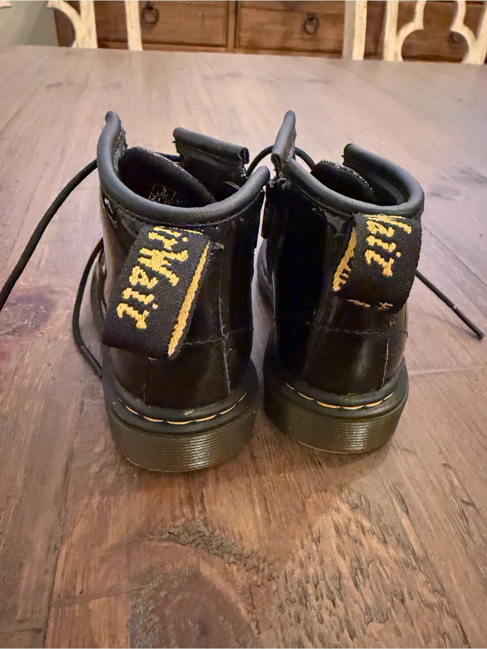 Dr. Martens glossy black